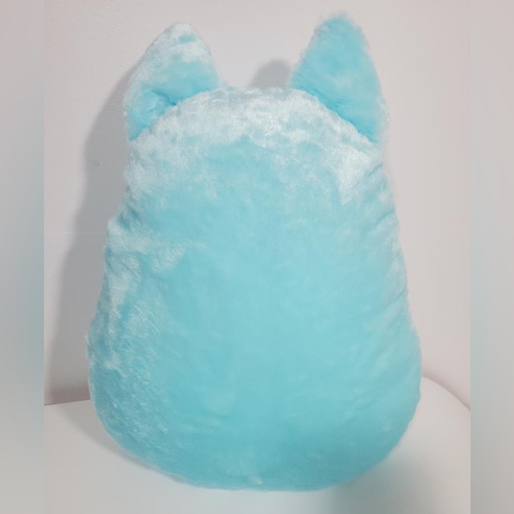 Large Blue Totoro Plush - Throw Accent Pillow - Anime Kawaii Decor Cushion - New - Picture 5 of 6